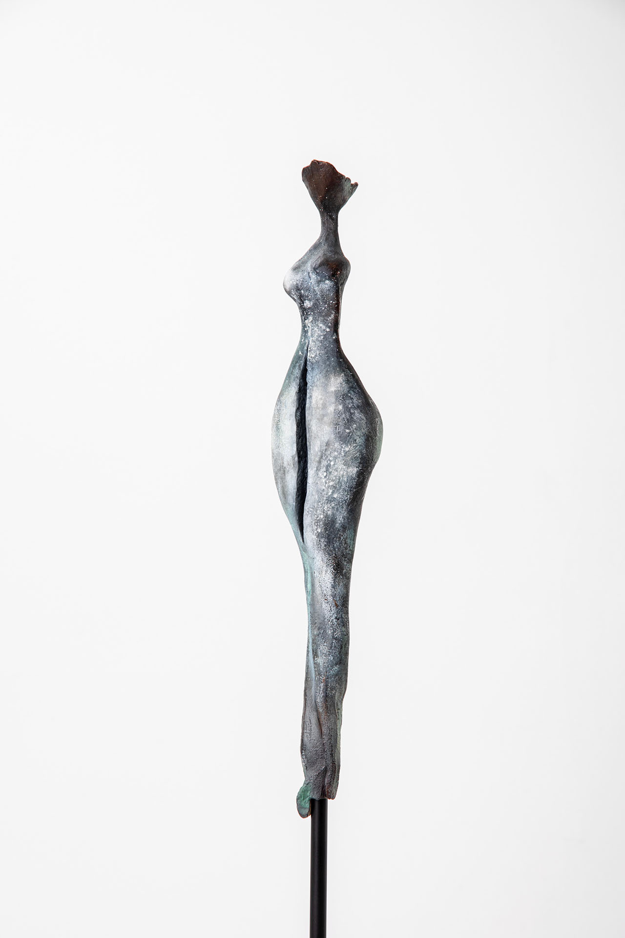 BRONZE 2022 - Skulptur 60 cm Bronzesockel 170 cm incl. Stange